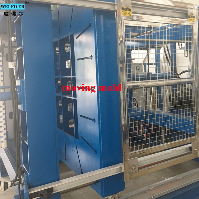 China supplier Weifoer Thermocol polystyrene making machine for eps foam packaging box